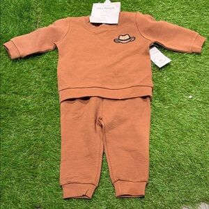 Petit Lem Brown Kids Matching Set